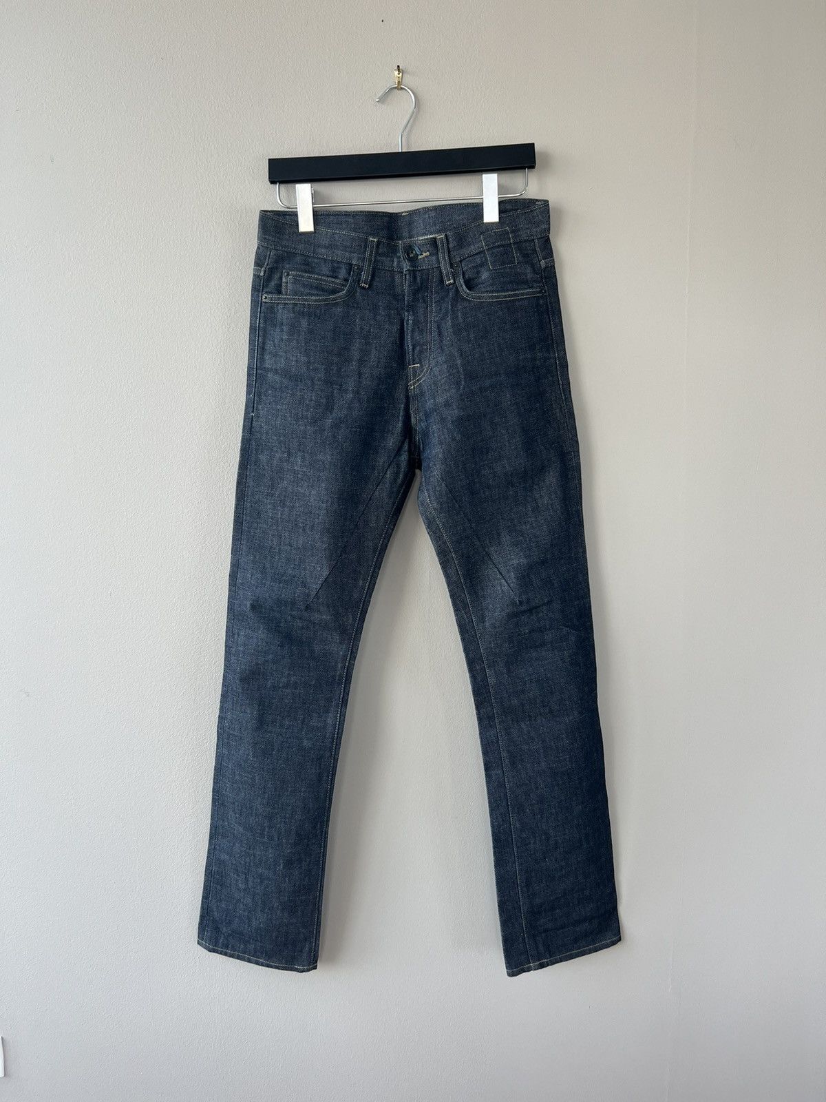 image of Rick Owens x Rick Owens Drkshdw Selvedge Torrence Cut Made In Los Angeles Denim in Indigo (Size 28)