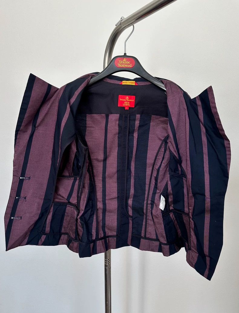 Vivienne Westwood Vivienne Westwood size2 Vampire striped suit jacket Size S / US 4 / IT 40 - 4 Thumbnail