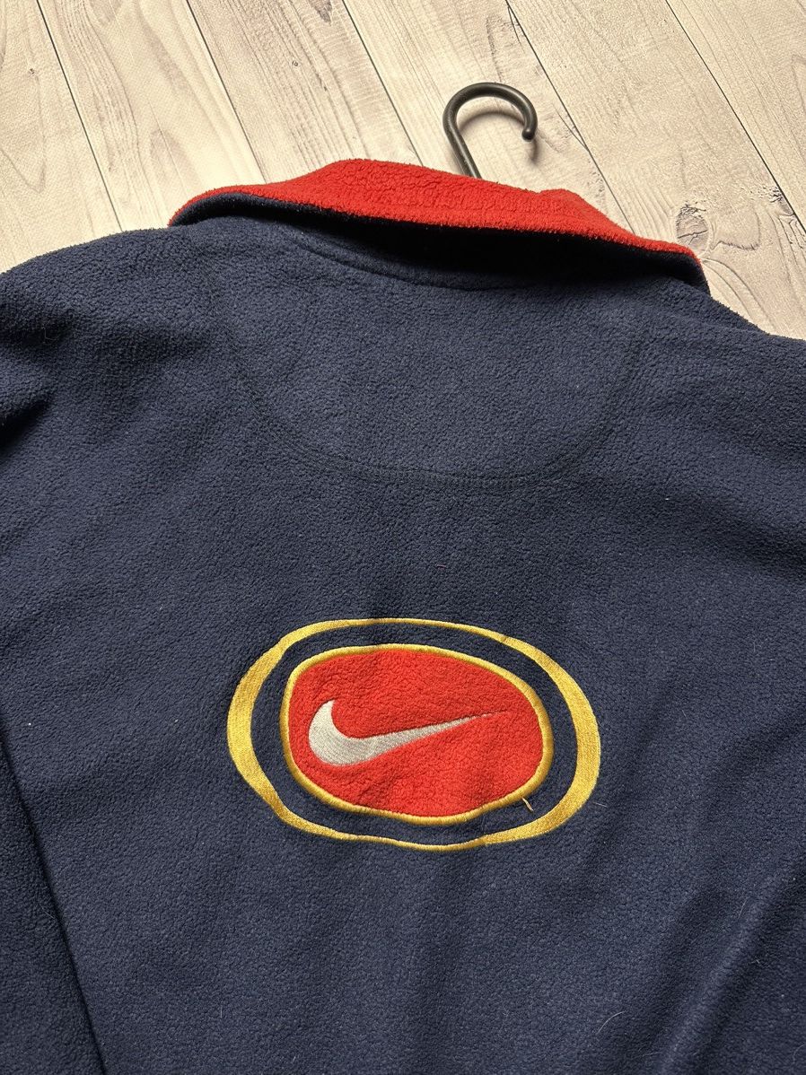 Nike × Vintage Vintage Nike fleece jacket size XL big logo rare zip 1/4 Size US XL / EU 56 / 4 - 6 Thumbnail