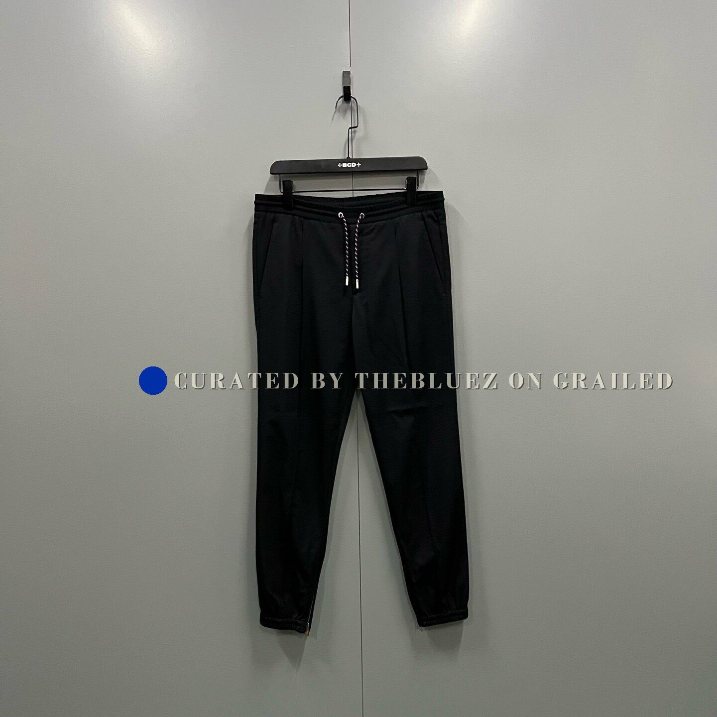 Dior × Hedi Slimane Dior Homme 07AW Runway Black Drop Crotch Pants
