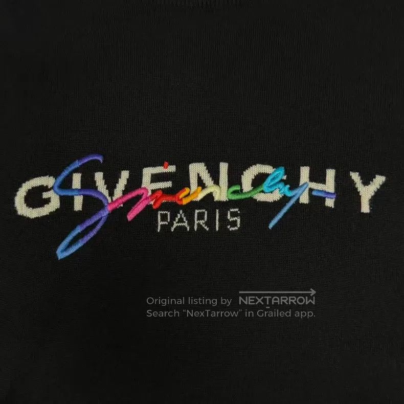 Givenchy Givenchy Colorful Embroidered Letter Sweater Size US L / EU 52-54 / 3 - 6 Thumbnail