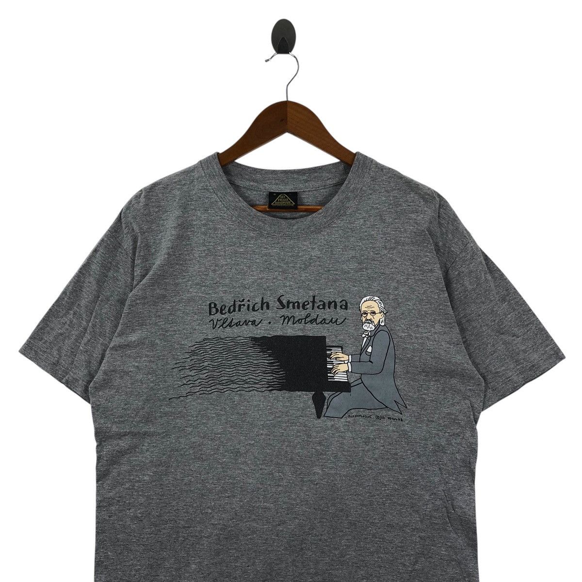 Other Vintage Czech Composer Bedrich Smetana ART PRAHA T-Shirt Size US L / EU 52-54 / 3 - 3 Thumbnail