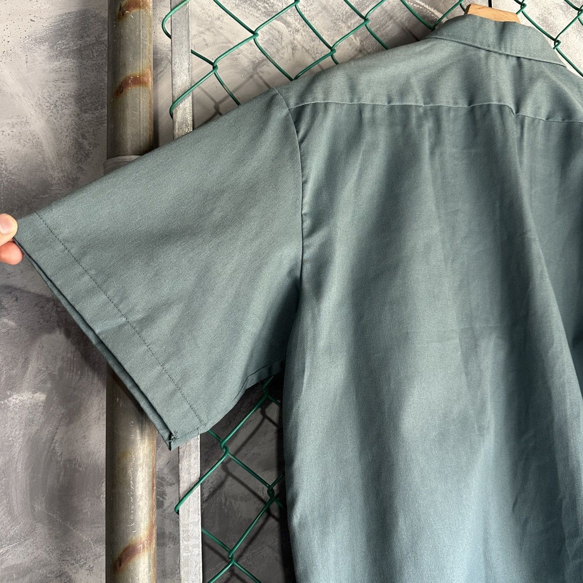 Dickies Dickies Button Up Shirt Mens XL Green New Workwear Mechanic Size US XL / EU 56 / 4 - 8 Thumbnail