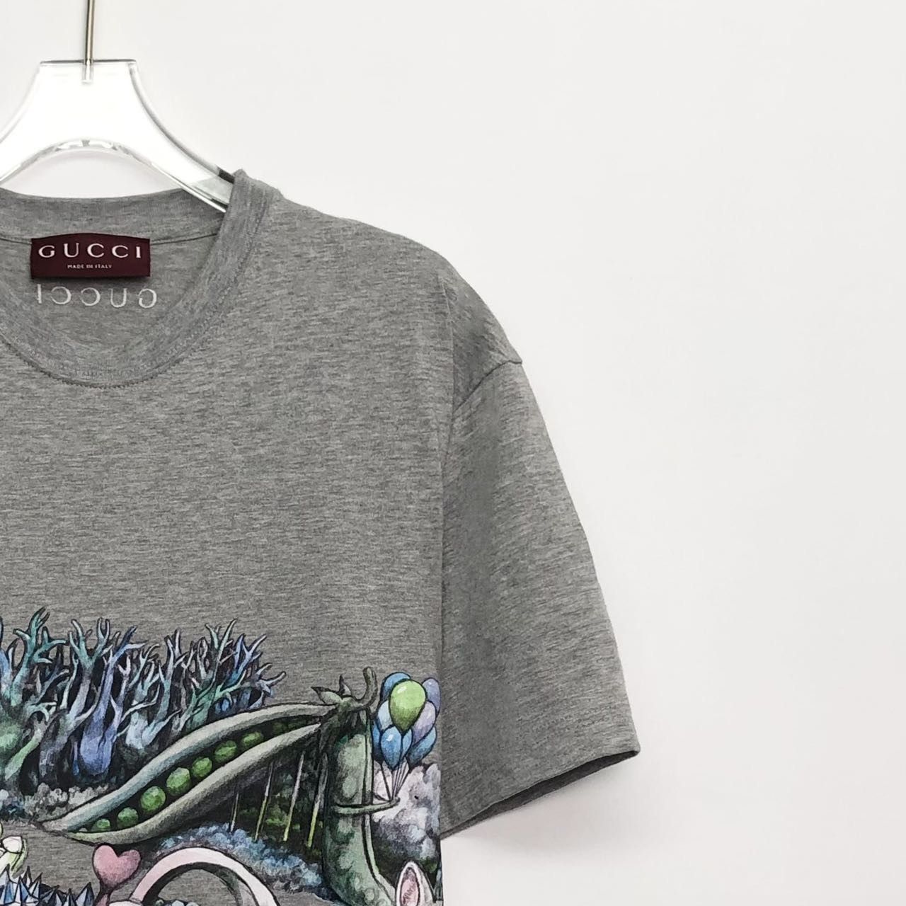 Gucci Gucci Cotton Knitted Short Sleeve Illustration T-shirt K26WX Size M / US 6-8 / IT 42-44 - 3 Thumbnail