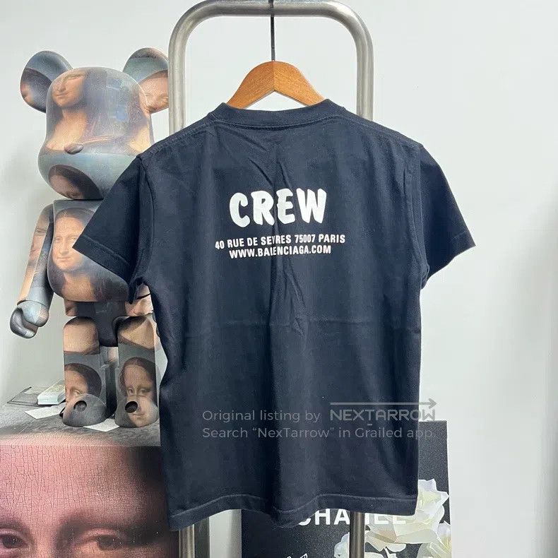 Balenciaga Balenciaga Crew Short Sleeve Size US XL / EU 56 / 4 - 2 Thumbnail