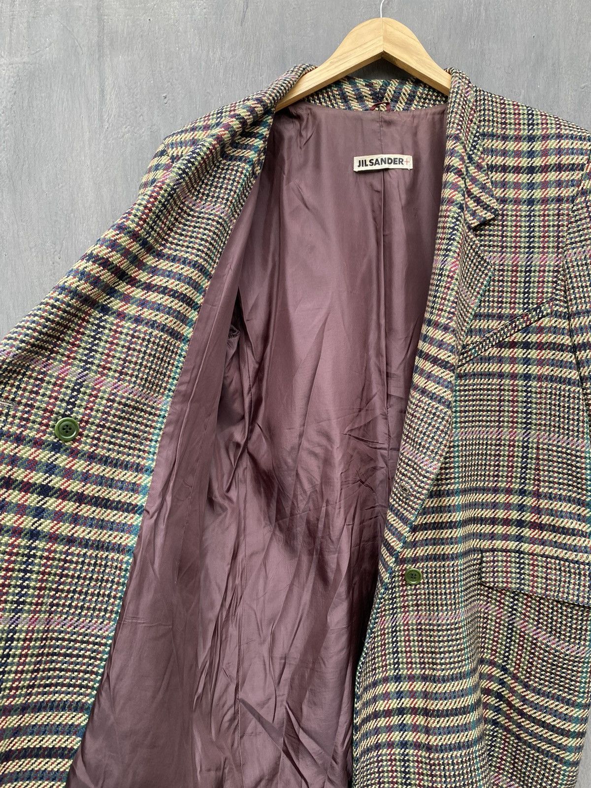 Jil Sander Jil Sander Vintage Plaid Wool/Cashmere Blazer Jacket Size 34 Size XS / US 0-2 / IT 36-38 - 7 Thumbnail