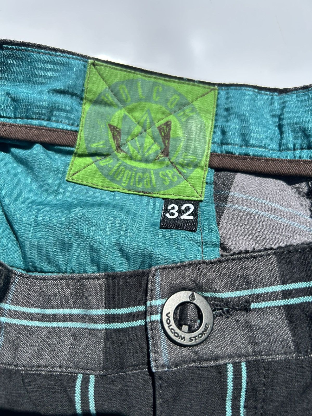 Volcom Volcom Stone Organic Cotton V Co Logical Series Checkered Size US 32 / EU 48 - 8 Thumbnail