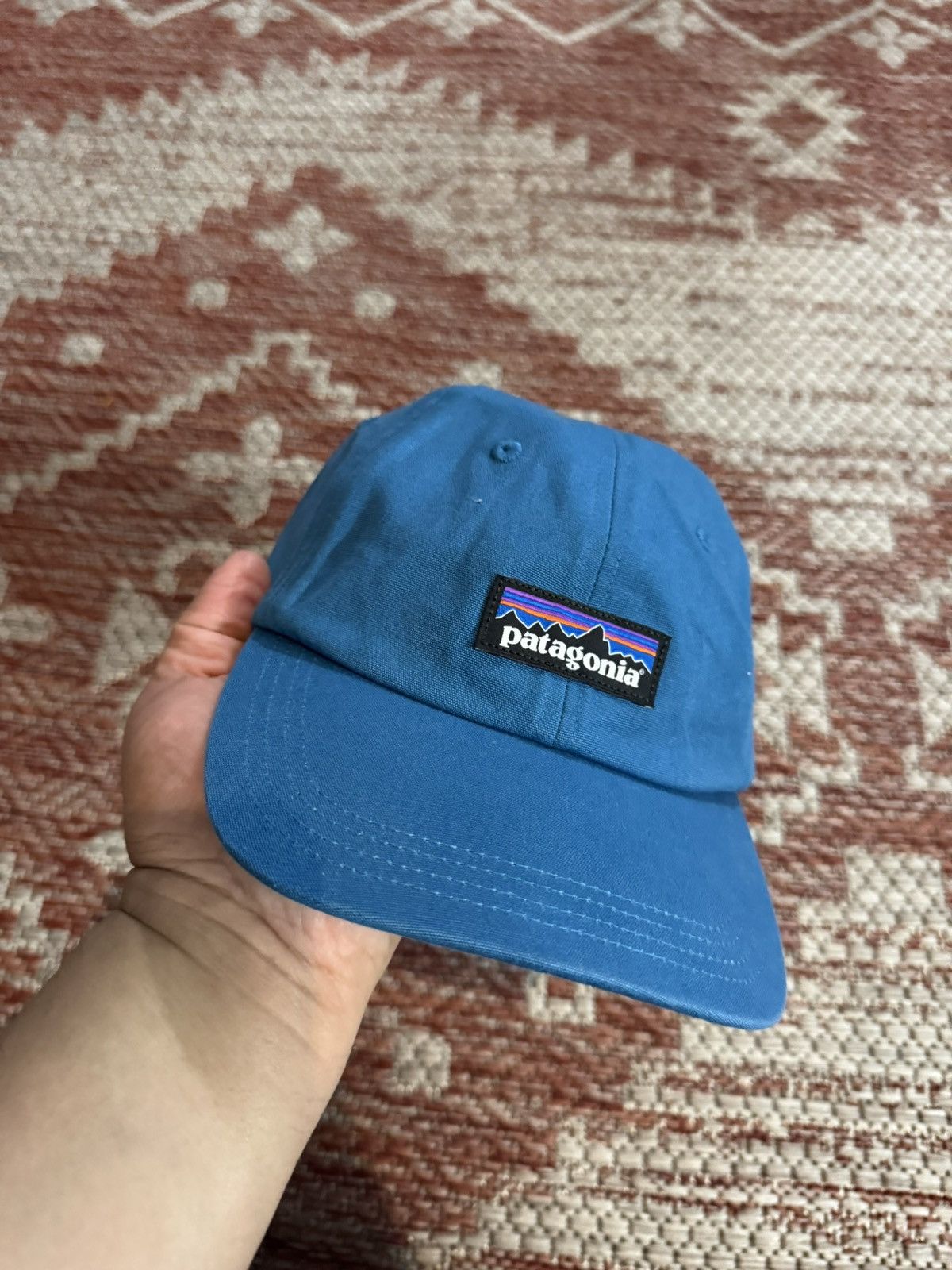 Patagonia Patagonia Bright Blue Strap Back Hiking Trail Size ONE SIZE - 1 Thumbnail