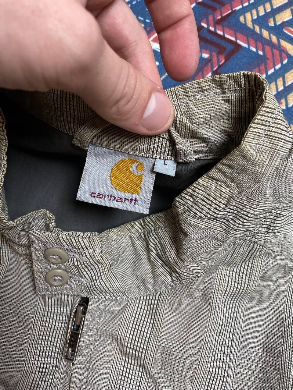 Carhartt Crazy Vintage CARHARTT Distressed Sunfaded Active Jacket Size US L / EU 52-54 / 3 - 3 Thumbnail