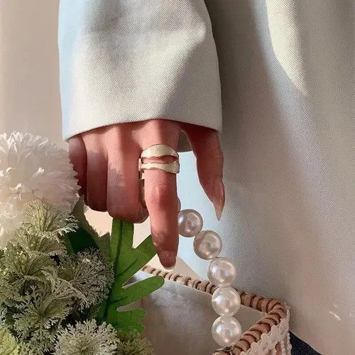 Japanese Brand × Vintage Vintage White Enamel Metal Irregular Shape Geometric Size ONE SIZE - 2 Thumbnail