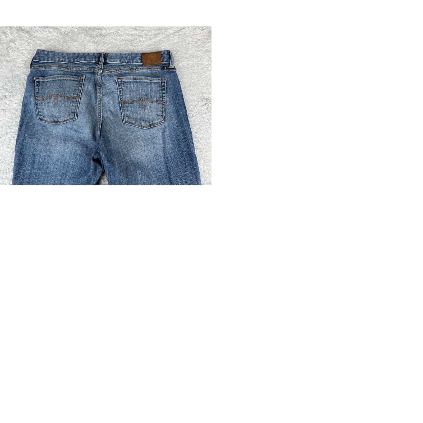 Lucky Brand Lucky Brand Jeans Women 8 Blue Denim Skinny Tapered Low Rise 29x29 Cotton Blend 5-Pocket Design Distressed Size 30" / US 8 / IT 44 - 10 Thumbnail