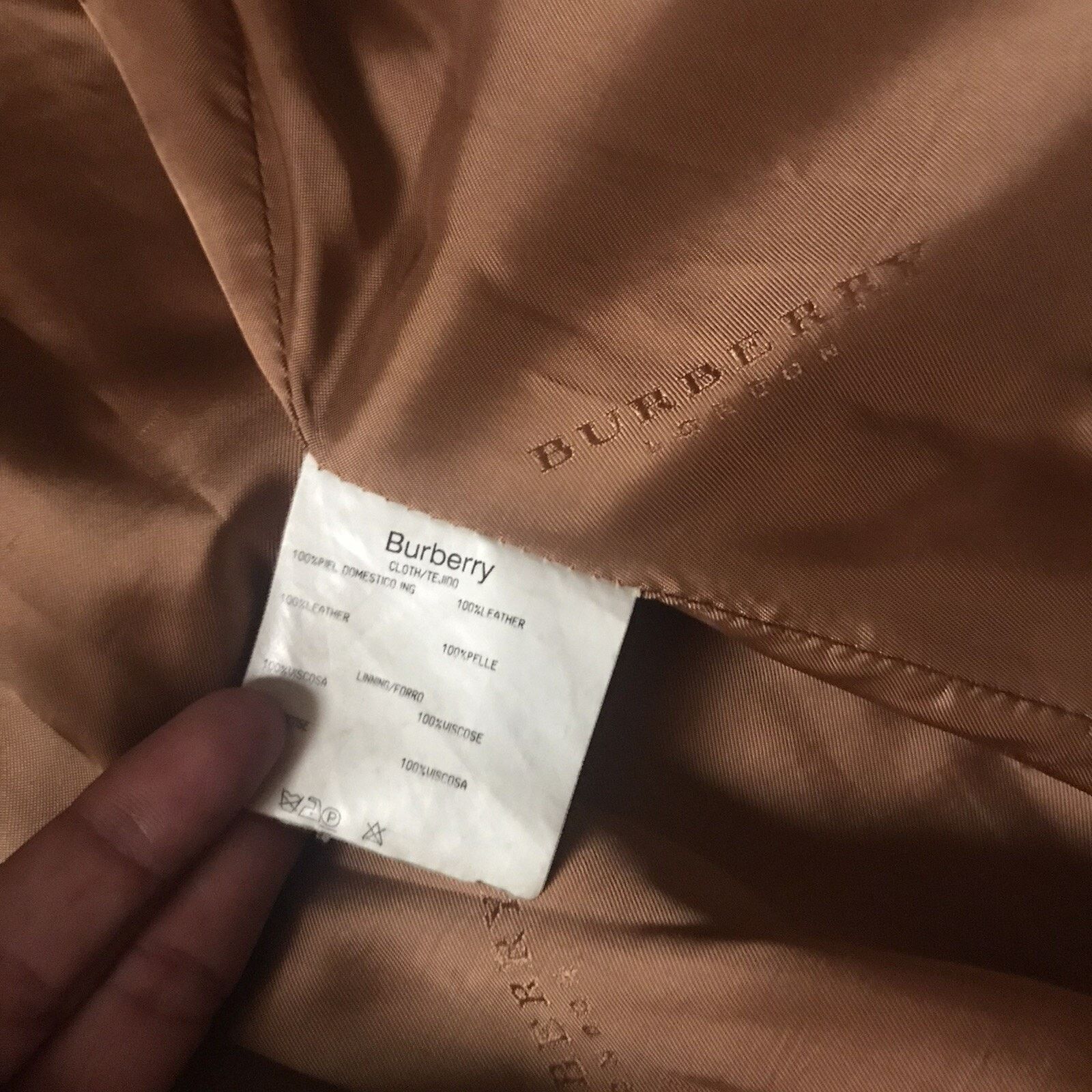 Burberry Burberry London Leather Jacket trench coat Overcoat ORANGE Size L / US 10 / IT 46 - 12 Thumbnail