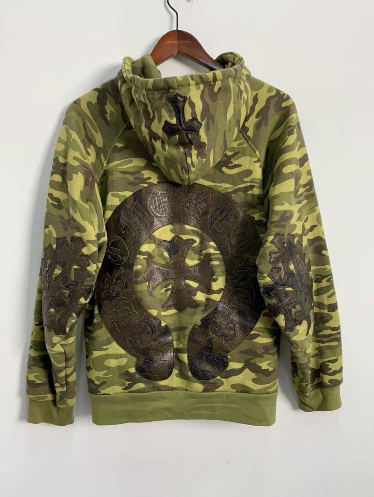 Chrome Hearts Chrome hearts leather patch camo hoodie Size US S / EU 44-46 / 1 - 2 Thumbnail