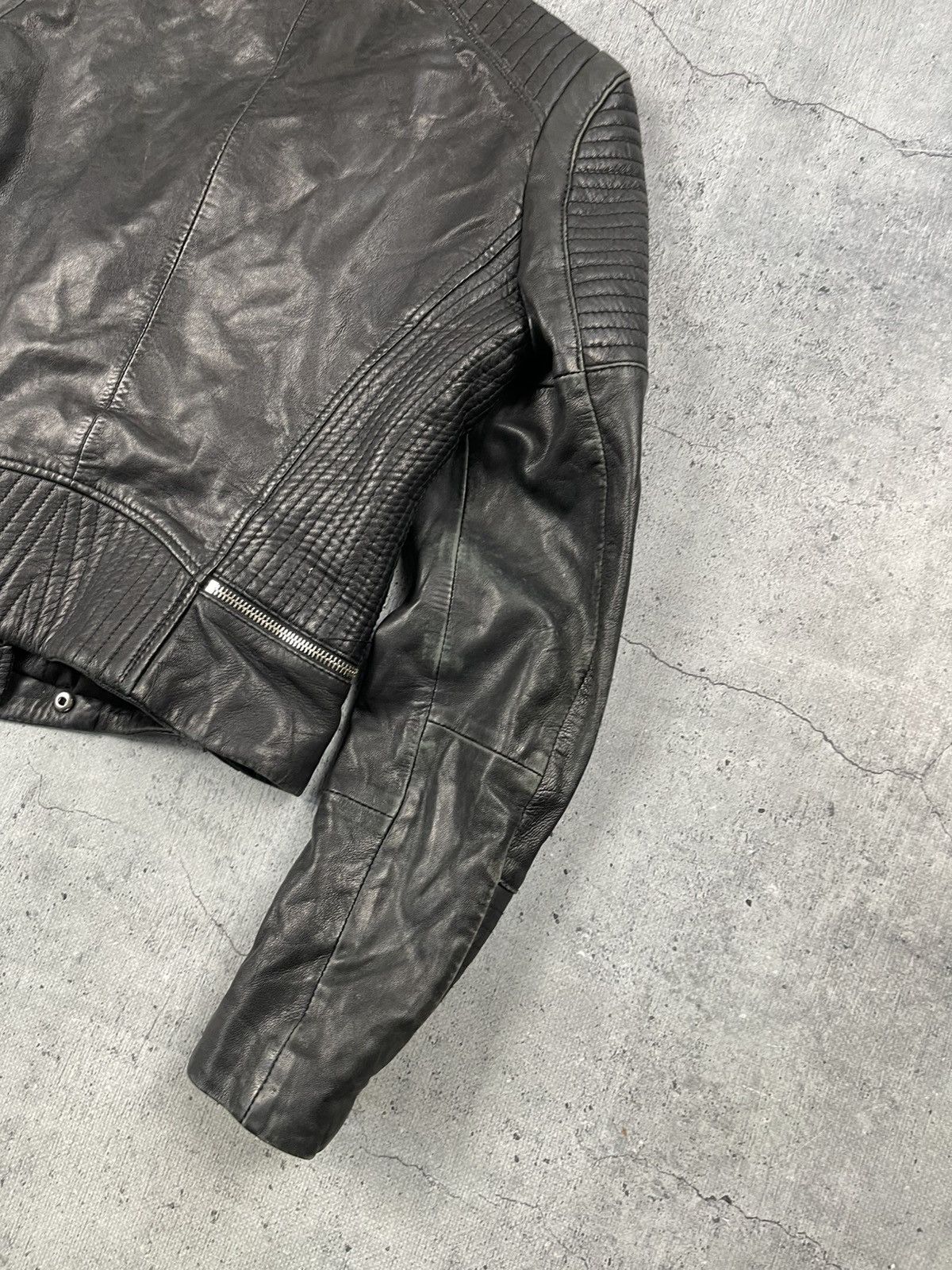 Japanese Brand 90s Bik Bok Leather Jacket Moto Racing Style Size L / US 10 / IT 46 - 6 Thumbnail