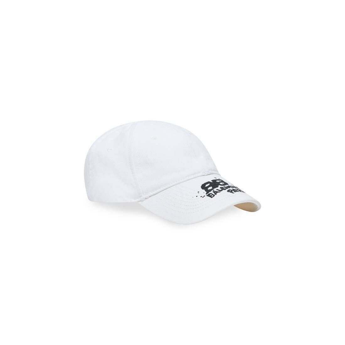 Balenciaga o1w1db10126 Size: L / Hand-Drawn BB Icon Hat / Cap White Size ONE SIZE - 2 Thumbnail