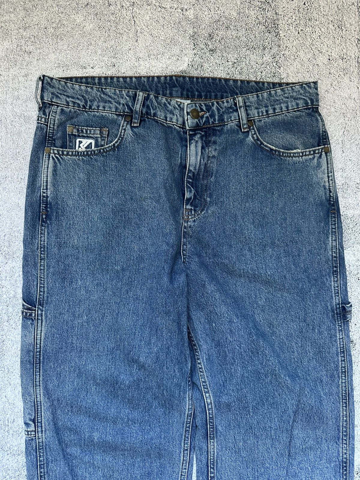 Karl Kani Karl Kani Baggy Denim Blue Jeans Big Logo Y2K Fit Size US 36 / EU 52 - 3 Thumbnail