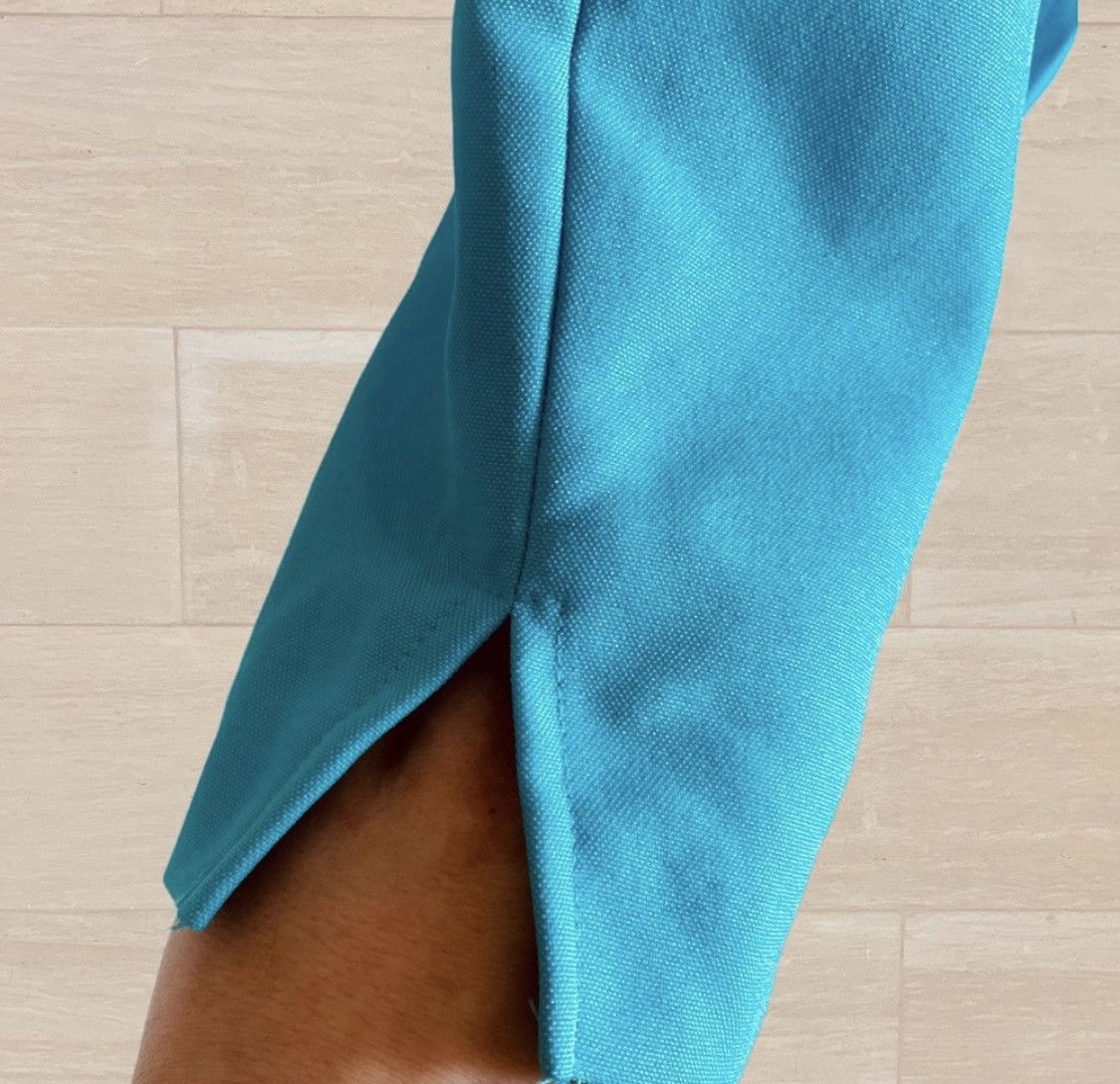 Other VIANNI TEAL TURQUOISE HIGH RISE CAPRI PANTS WITH SLITS Size 28" / US 6 / IT 42 - 4 Thumbnail
