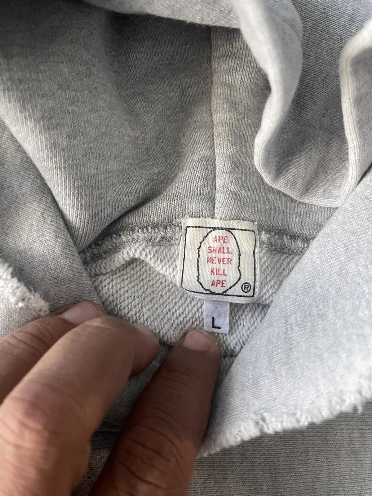 Bape 🔥HOT🇯🇵🔥VINTAGE BATHING APE HOODIE VERY RARE Size US L / EU 52-54 / 3 - 7 Thumbnail