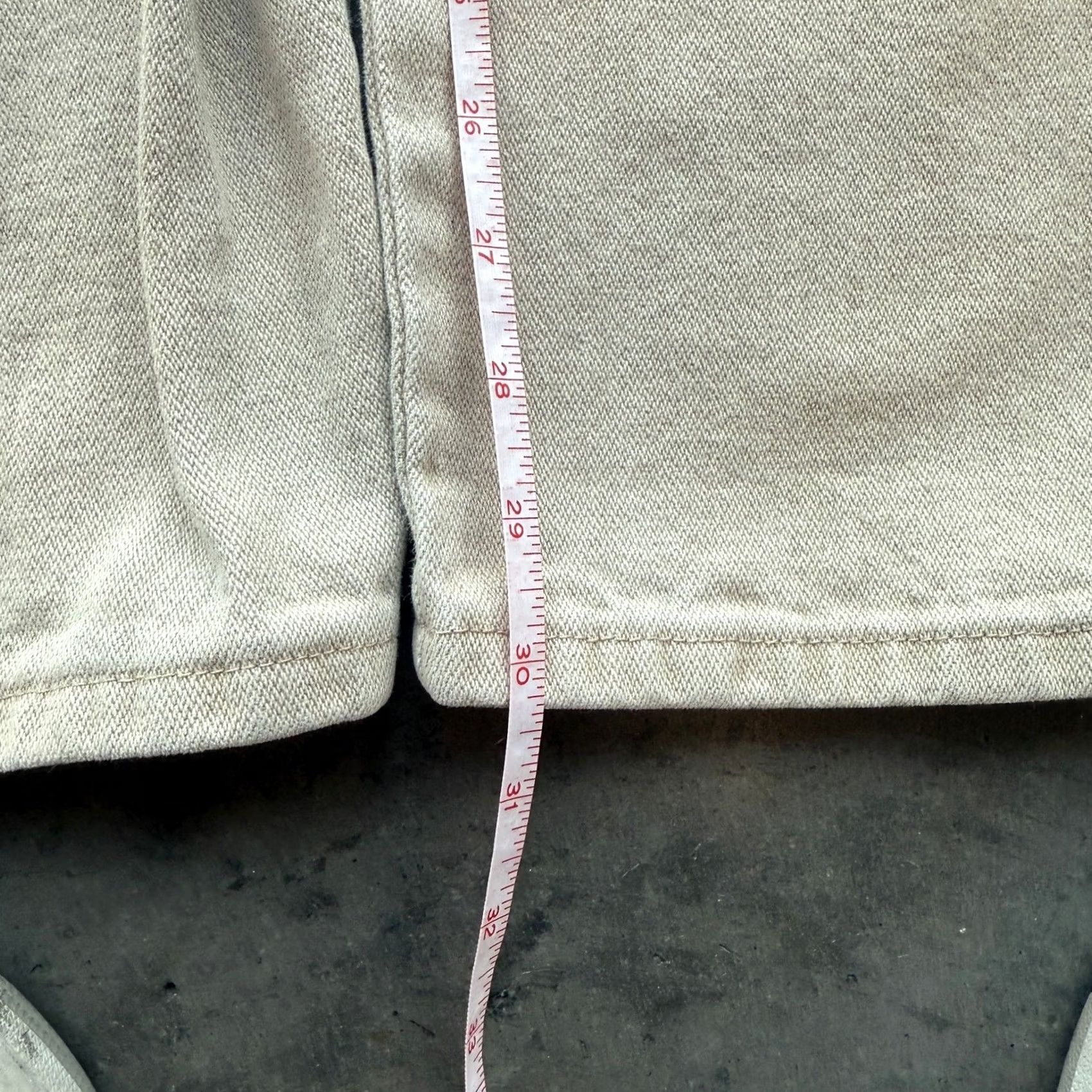Wrangler VINTAGE Wrangler Workwear Carpenter Beige Denim Light Wash Jeans 31x32 Mens Regular 31 Beige Jeans 90s 2000s Size US 31 - 3 Thumbnail