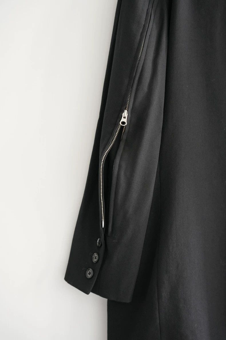 Yohji Yamamoto Yohji Yamamoto size 3 04aw first year neckline zipper suit Size 38R - 4 Thumbnail