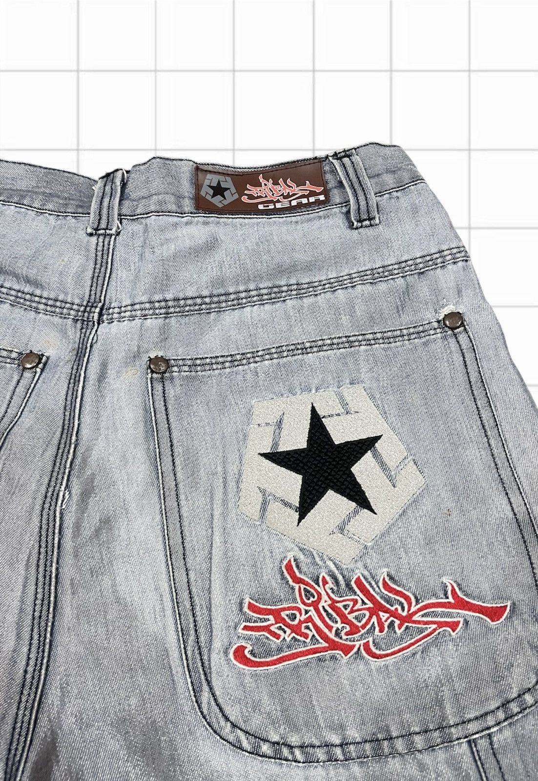 JNCO × Tribal Streetwear × Vintage Vintage Tribal Gear Jnco Y2K Jorts Size US 28 / EU 44 - 5 Thumbnail