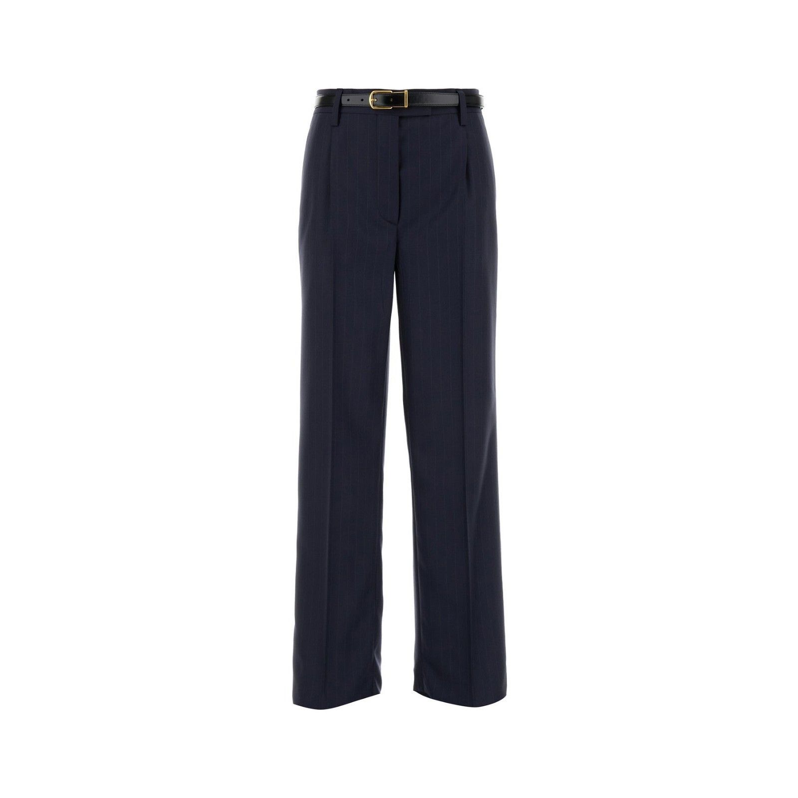 Prada PRADA Black Embroidered Wool Pants New & Authentic (Women's Size 26" / US 2 / IT 38 - 1 Thumbnail
