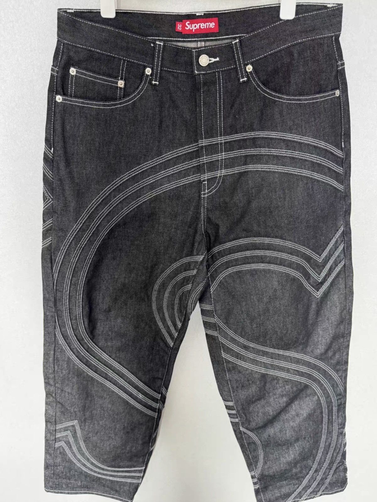 Supreme stitched jeans