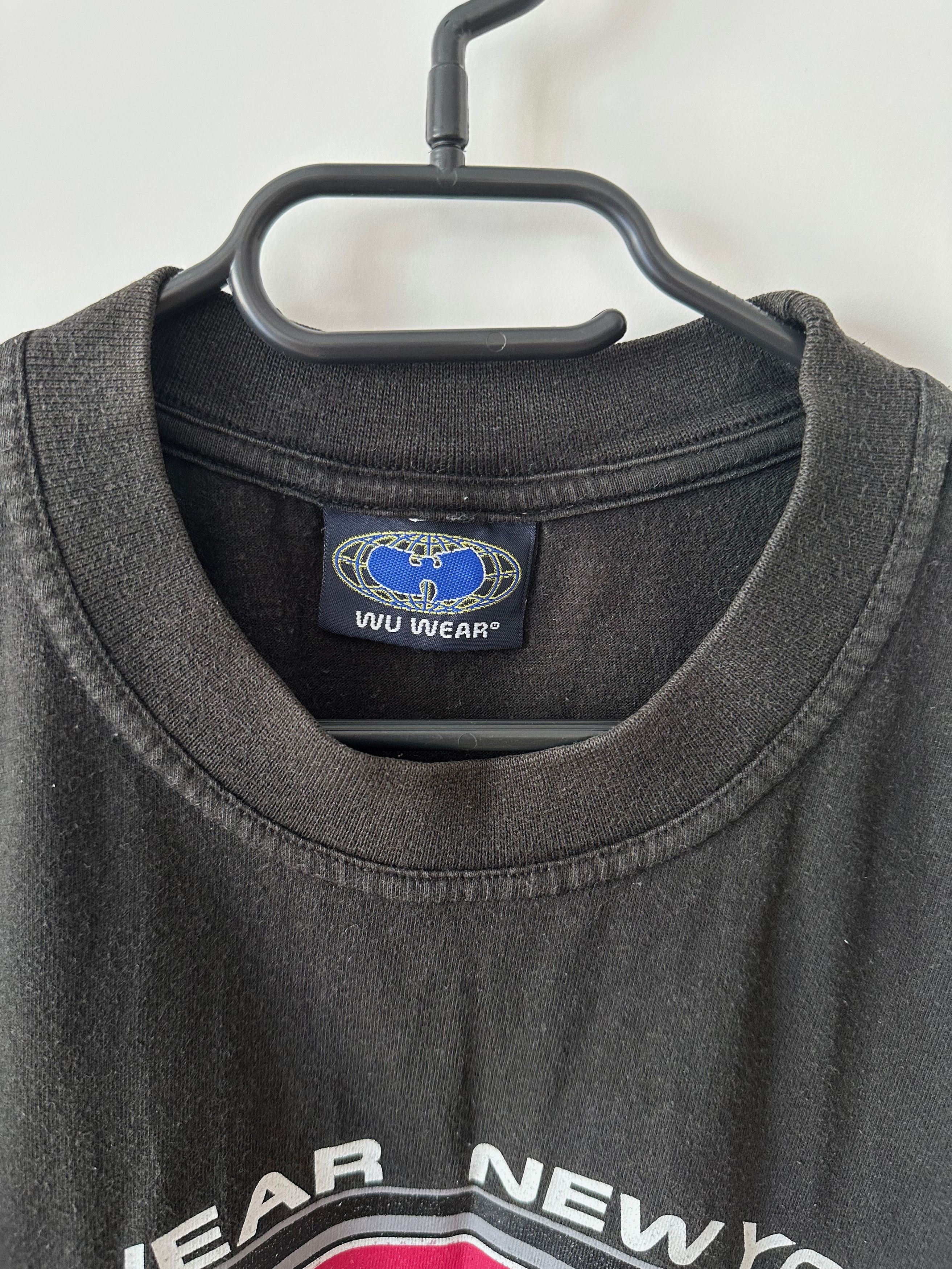 Rap Tees Wu Wear New York Wu Tang Clan faded black Rap Tee NYC Size US L / EU 52-54 / 3 - 4 Thumbnail