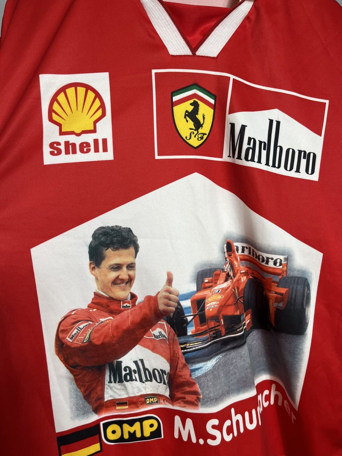 Other FERRARI Shell Marlboro Michael Schumacher OMP Polo Shirt 90s Size US XXL / EU 58 / 5 - 3 Thumbnail