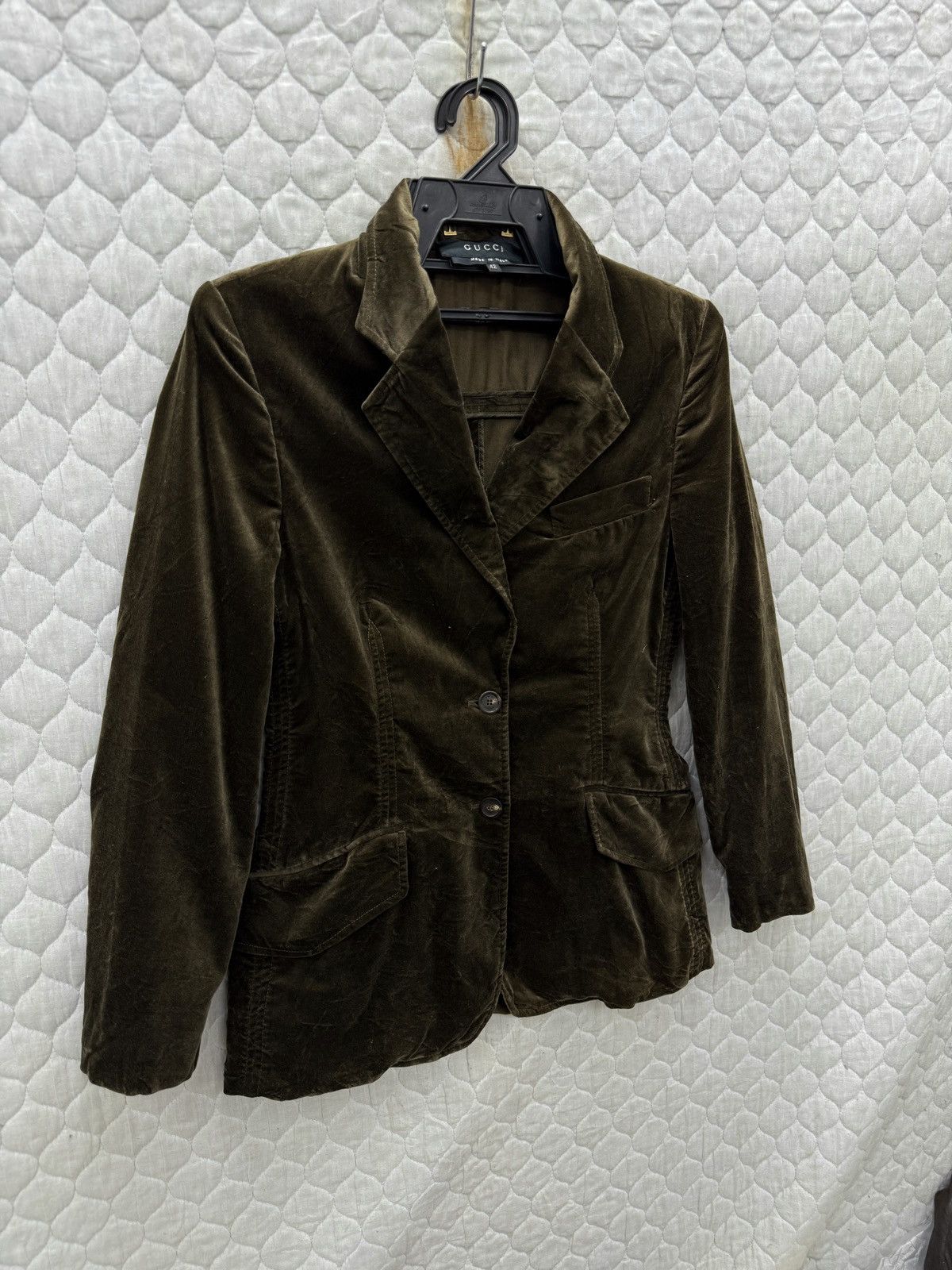 Gucci 🔥🔥🔥ARCHIVE GUCCI VELOUR JACKET Size M / US 6-8 / IT 42-44 - 3 Thumbnail