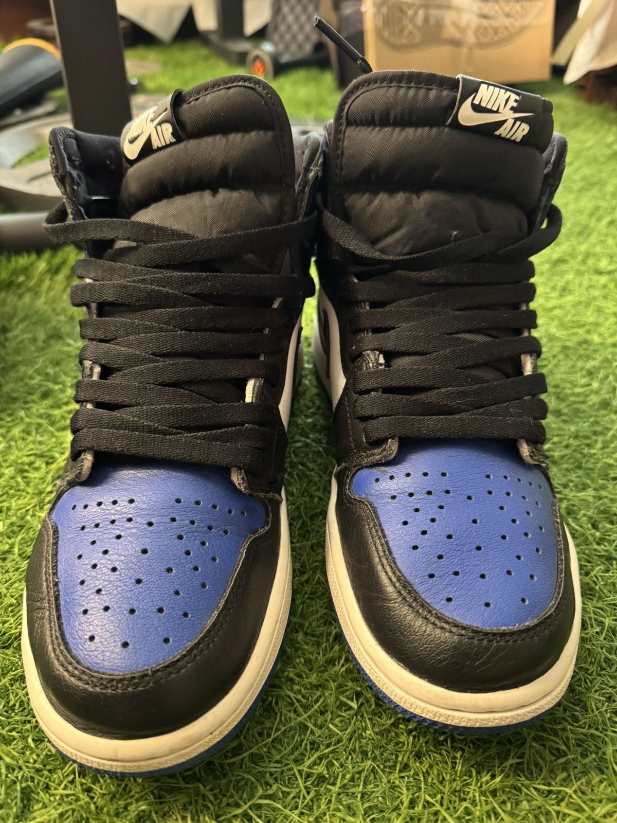 Jordan Brand × Nike AIR JORDAN Jordan Mens 1 Retro High Top Sneakers Size US 9 / EU 42 - 5 Thumbnail