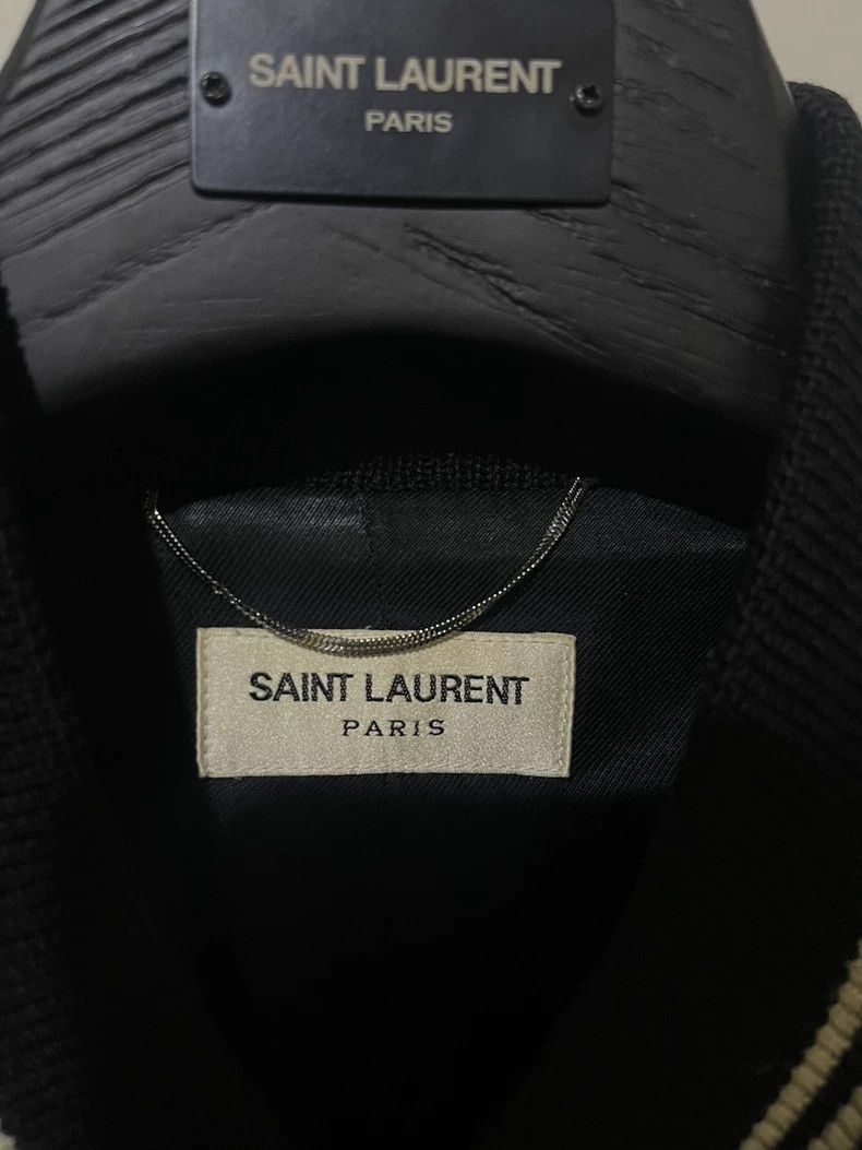 Saint Laurent Paris saint Laurent paris13fw authentic black and white wool for Size US L / EU 52-54 / 3 - 3 Thumbnail