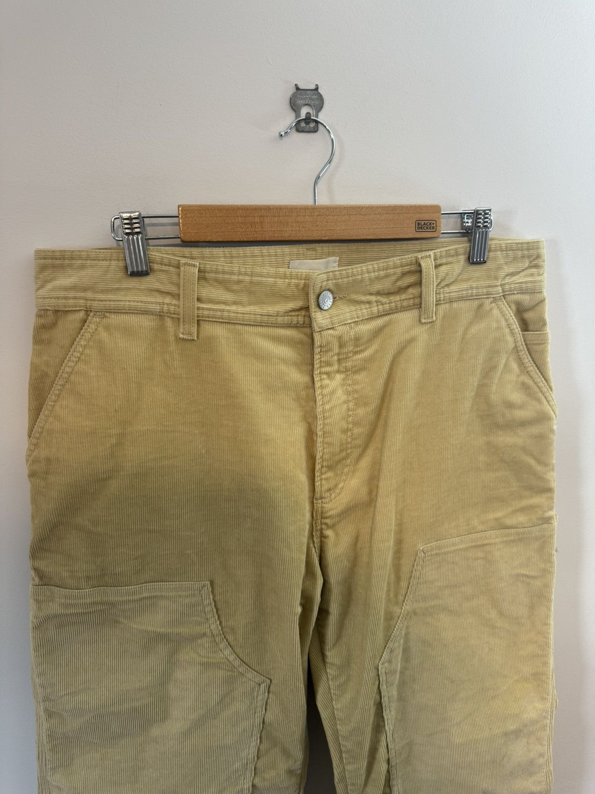 Aime Leon Dore Aime Leon Dore Carpenter Pants in Cream Micro Cord Sz Large Size US 35 - 3 Thumbnail