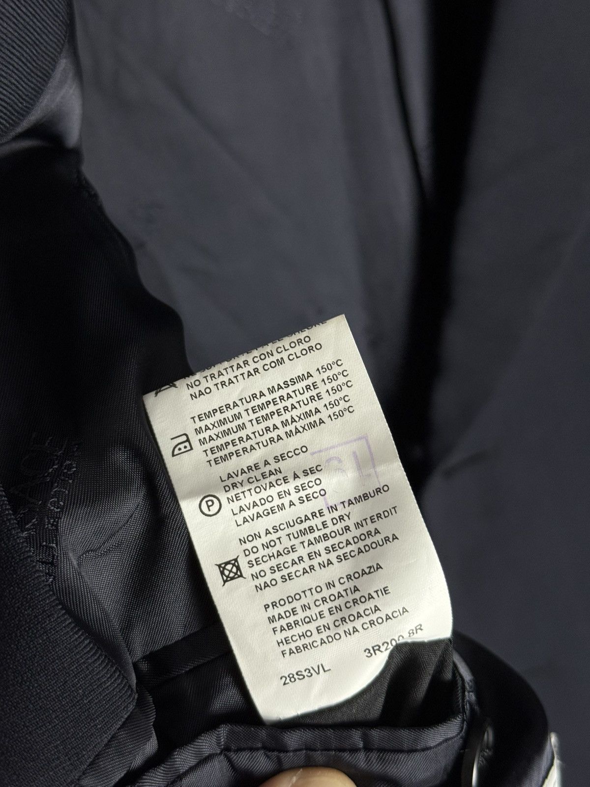 Versace Versace Collection Men's Wool Stretch Three Button Suit 52 Size 52R - 15 Thumbnail