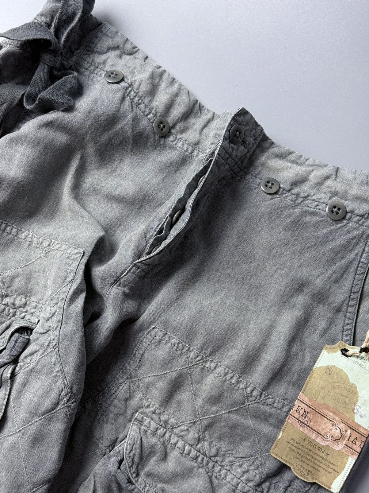 Polo Ralph Lauren Vintage Polo Ralph Lauren Silk Made Cargo Pants Size US 34 / EU 50 - 10 Thumbnail