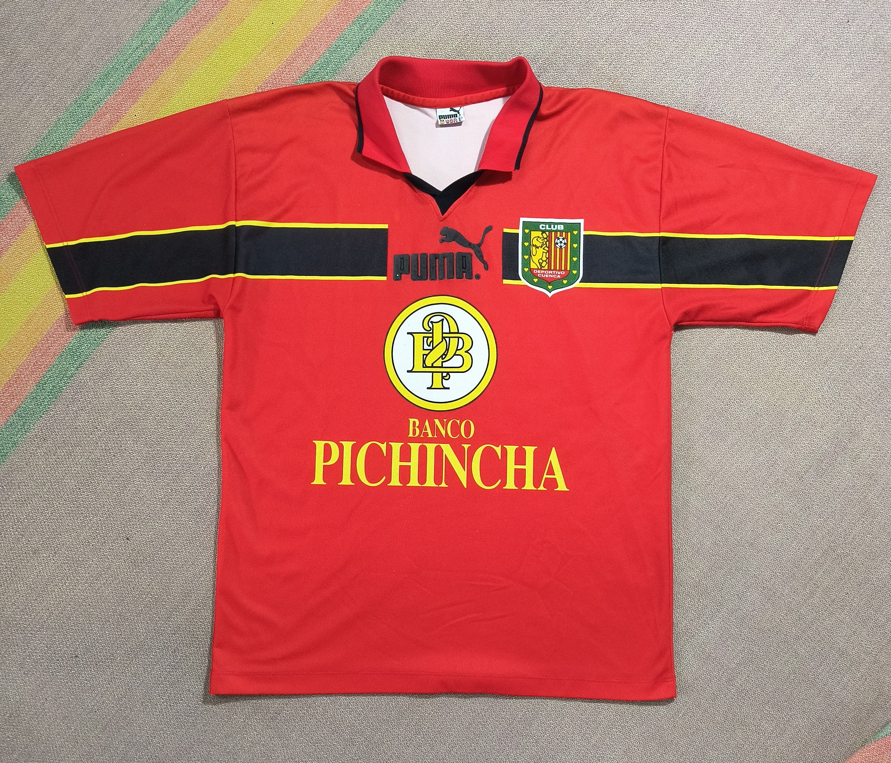 Puma Vintage Puma Club deportivo Cuenca 1999 home jersey Size US L / EU 52-54 / 3 - 2 Thumbnail