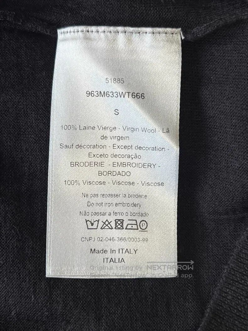 Dior Dior Black long-sleeved sweater Size US S / EU 44-46 / 1 - 6 Thumbnail