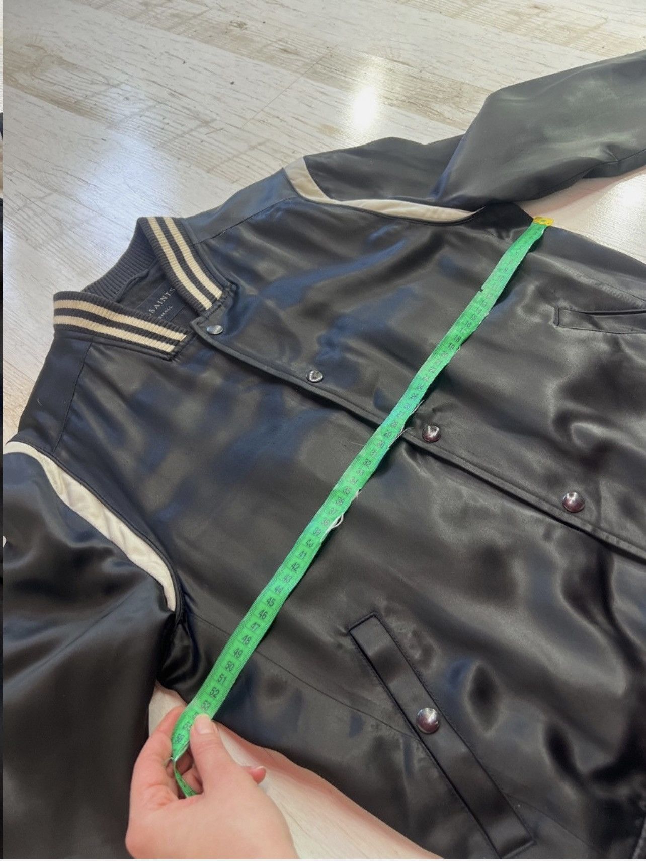 Allsaints AllSaints Matsu Varsity Bomber Jacket – Size S Size US S / EU 44-46 / 1 - 12 Thumbnail