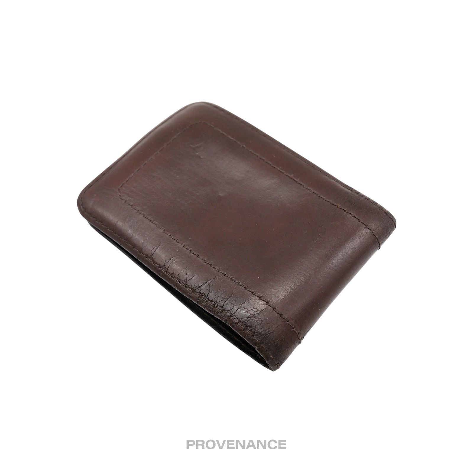 Louis Vuitton 🔴 Louis Vuitton 6CC Bifold Wallet - Utah Brown Leather Size ONE SIZE - 3 Thumbnail