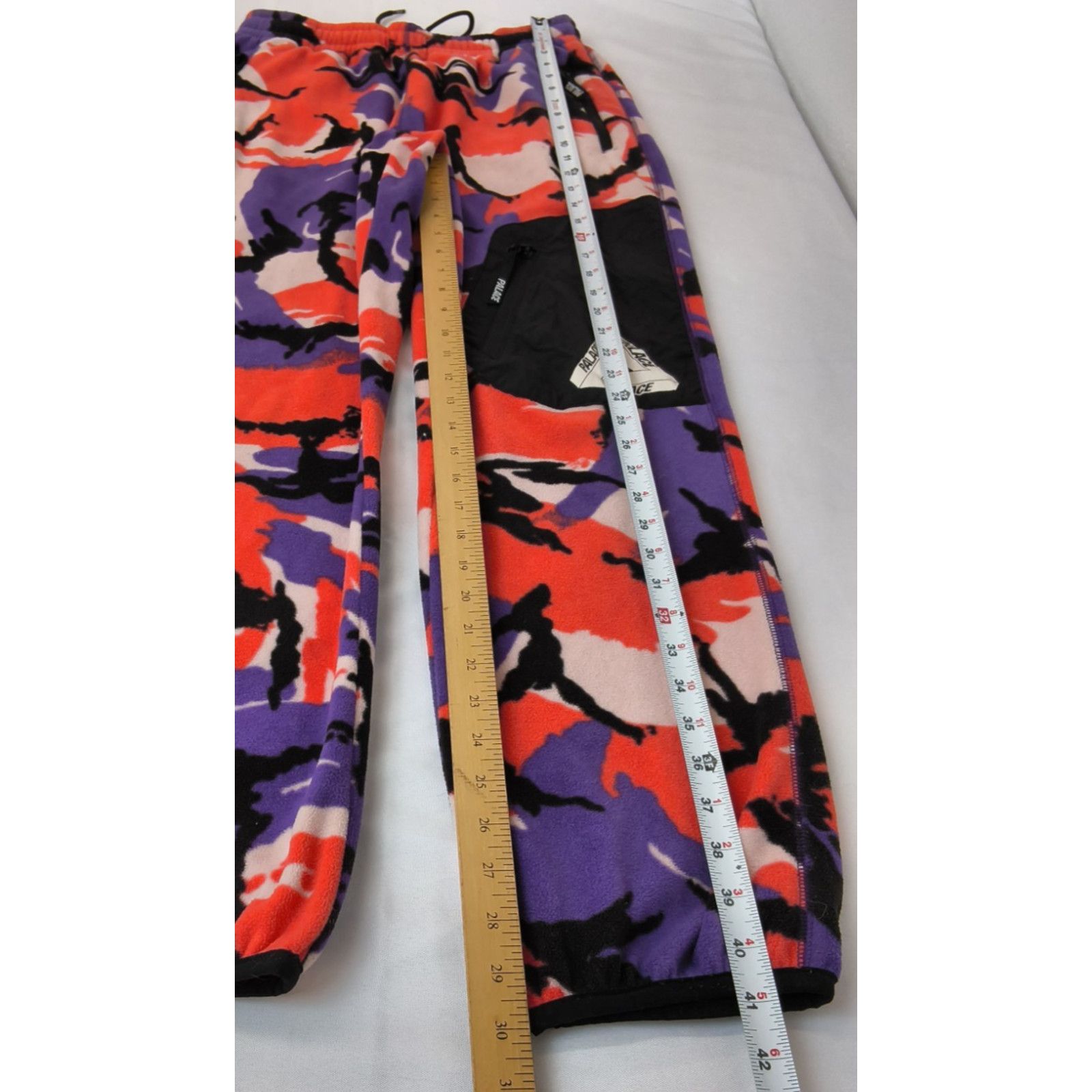 Palace Palace P-Surgent Fleece Joggers Men's M Orange/Purple Camo Size US 30 / EU 46 - 12 Thumbnail