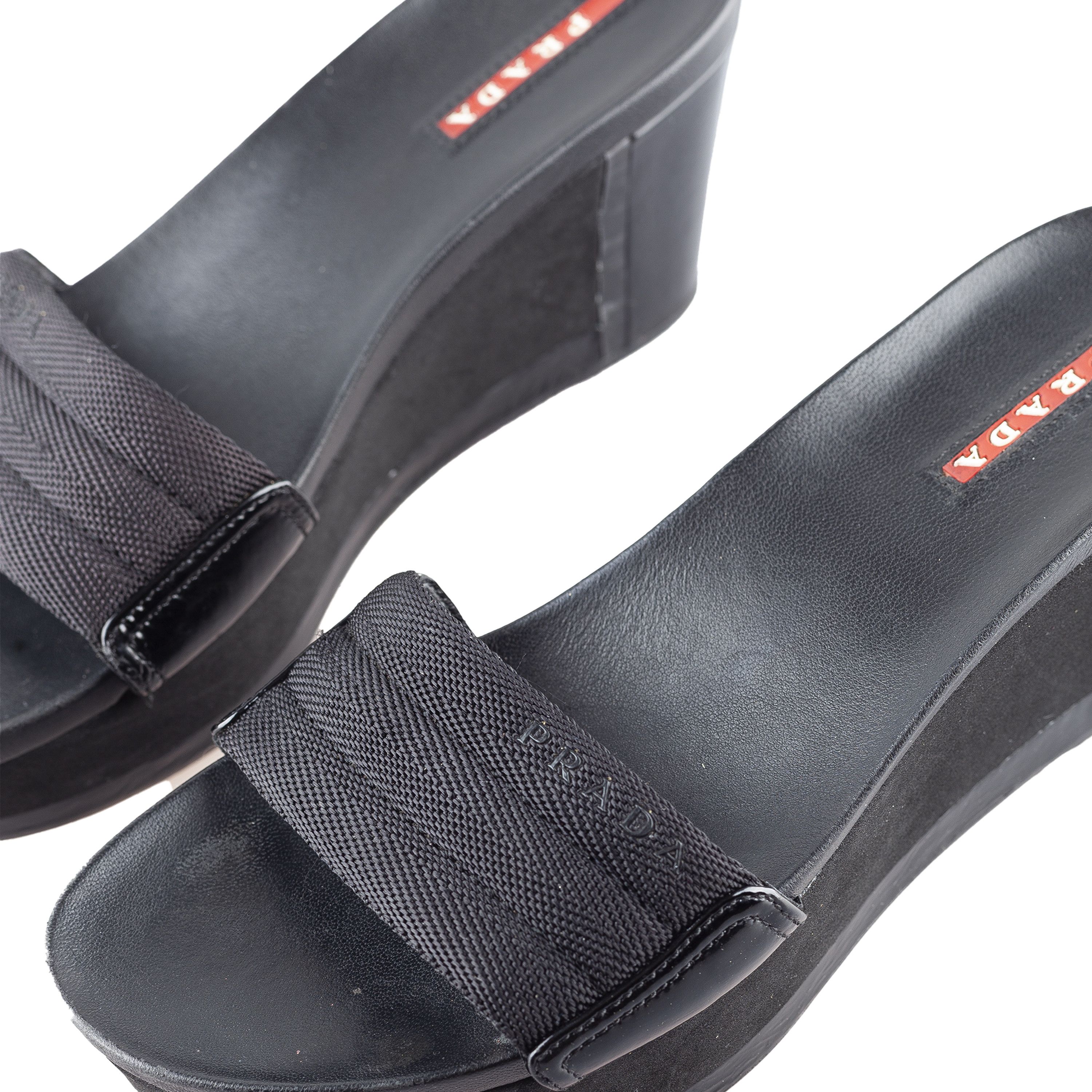 Prada Prada Sport Black Vintage Sandal Wedges (36,5 IT/37,5 EU) Size US 6.5 / IT 36.5 - 9 Thumbnail