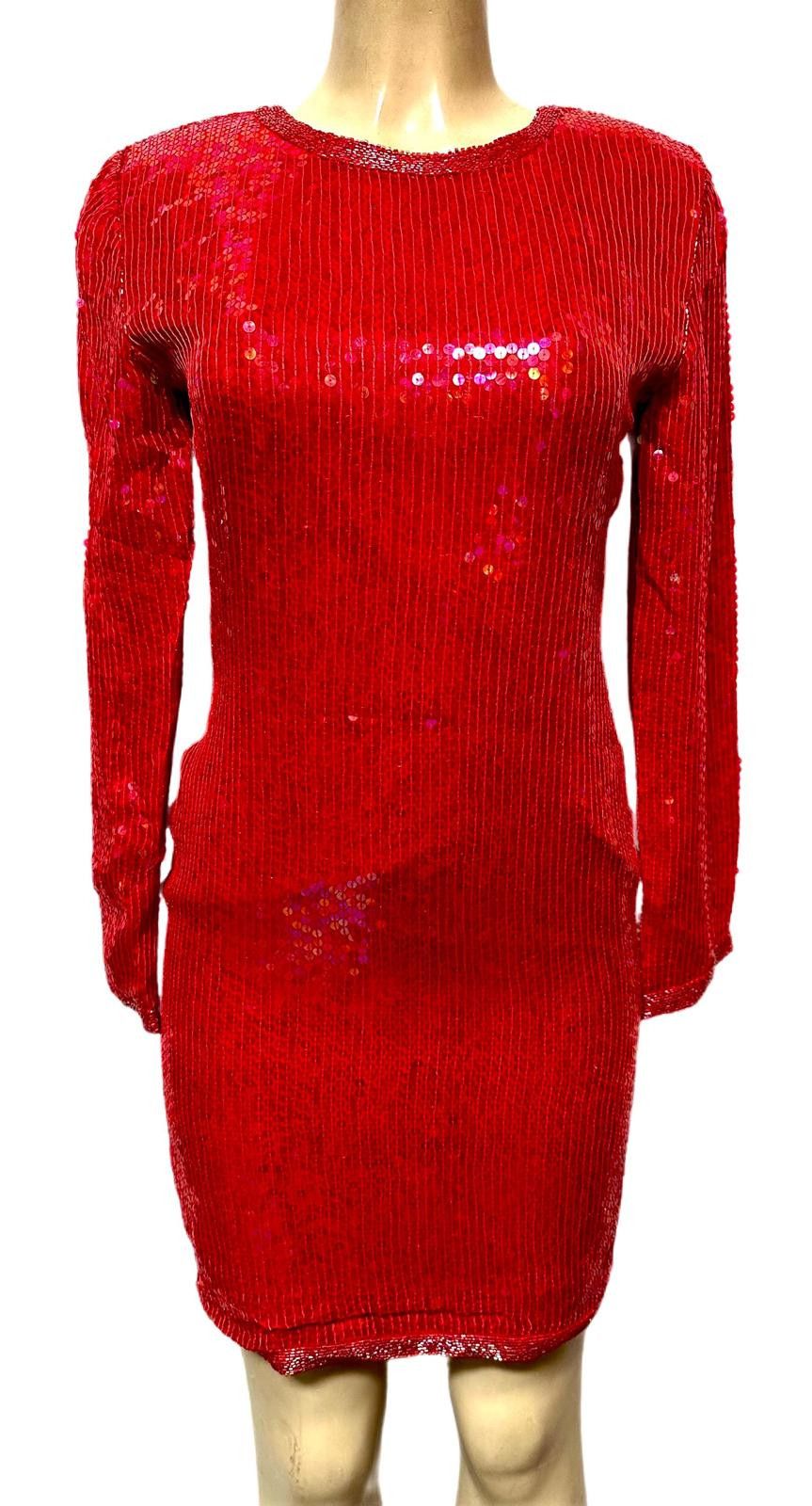 Other Sequined Dress Red size 14 Size XL / US 12-14 / IT 48-50 - 1 Preview