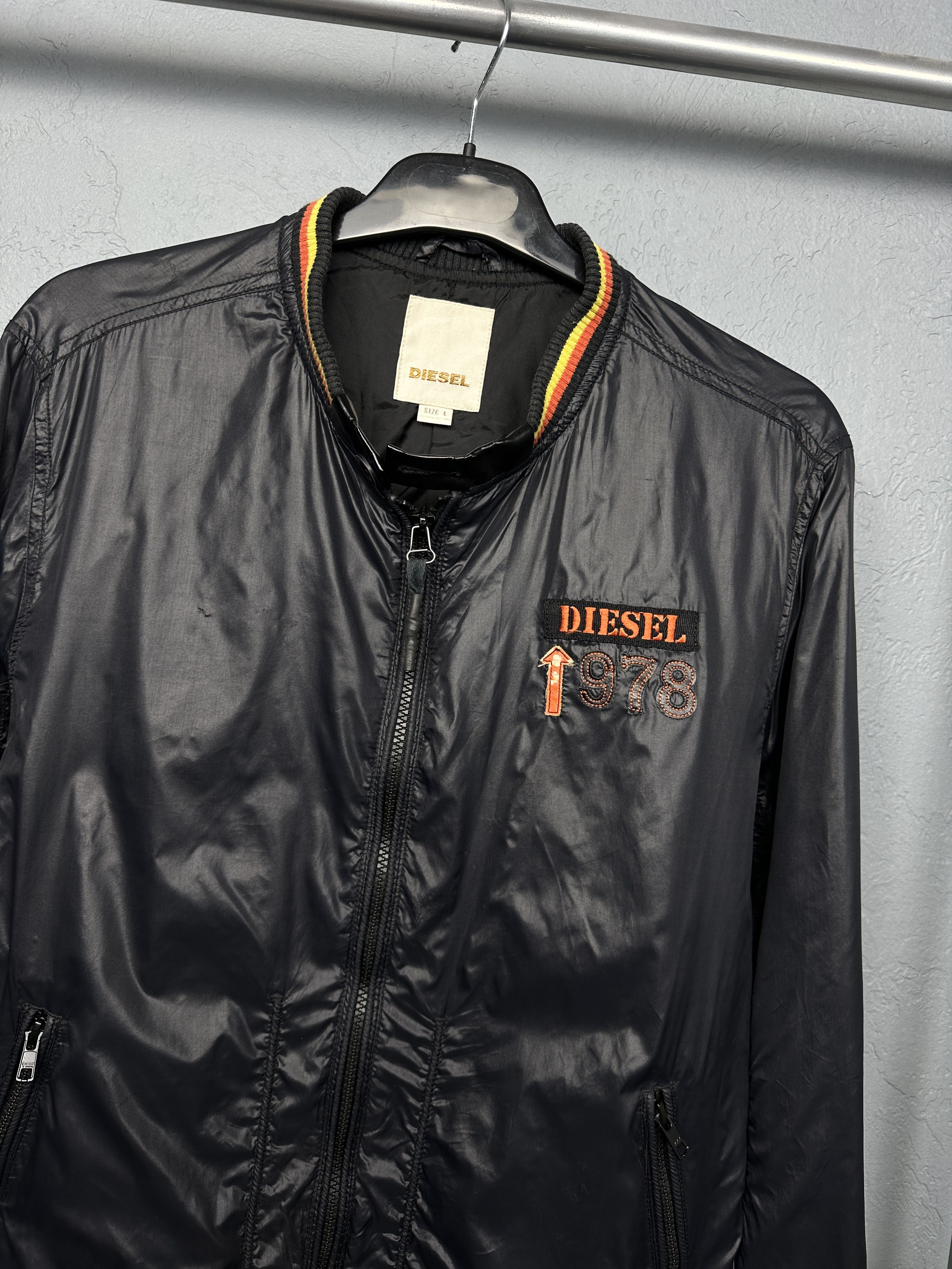 Diesel Diesel Vintage Mens Nylon Jacket Size US L / EU 52-54 / 3 - 2 Thumbnail