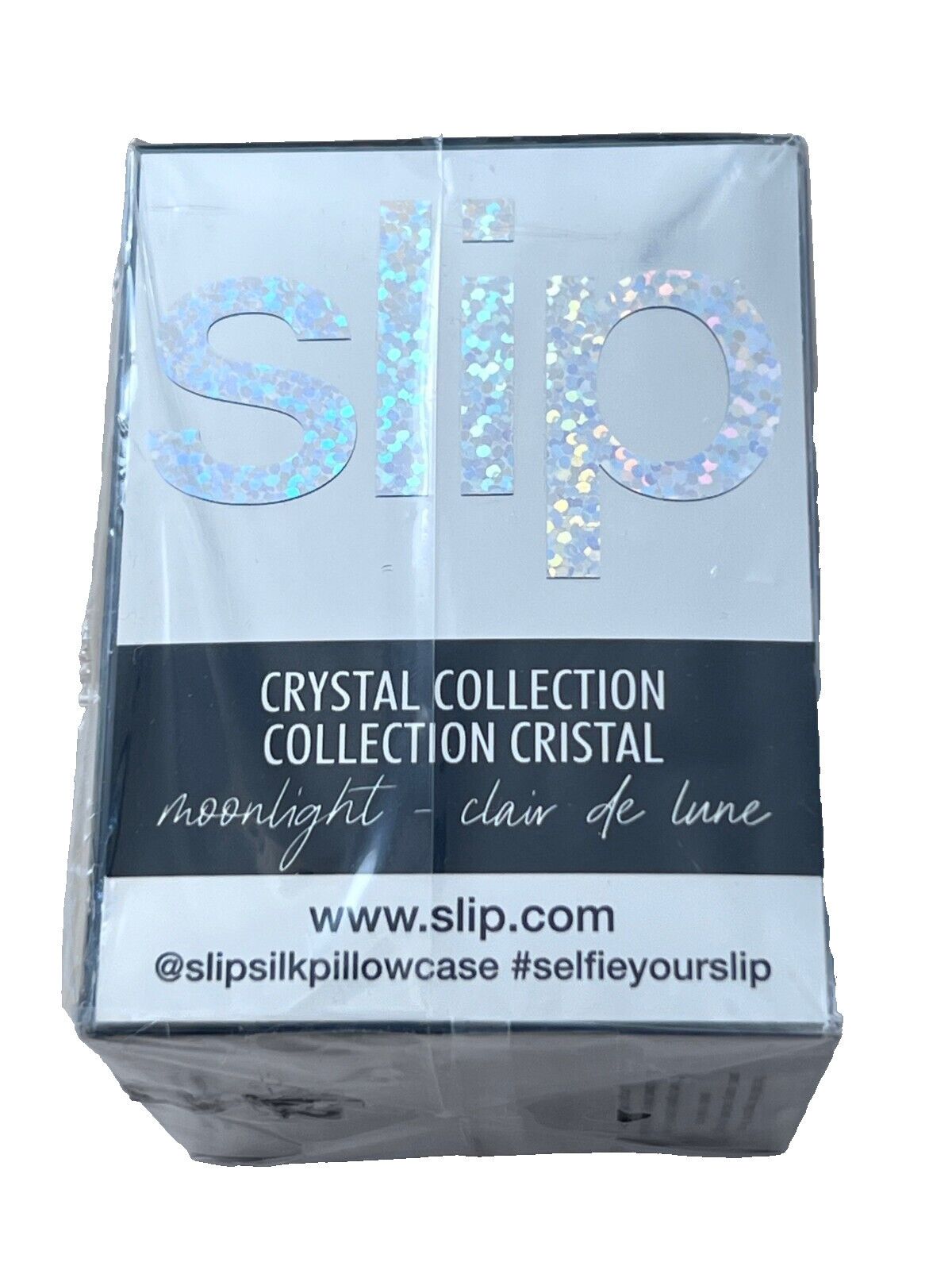 Other Slip Silk Crystal Large Hair Scrunchies Black / Silver Size ONE SIZE - 2 Thumbnail