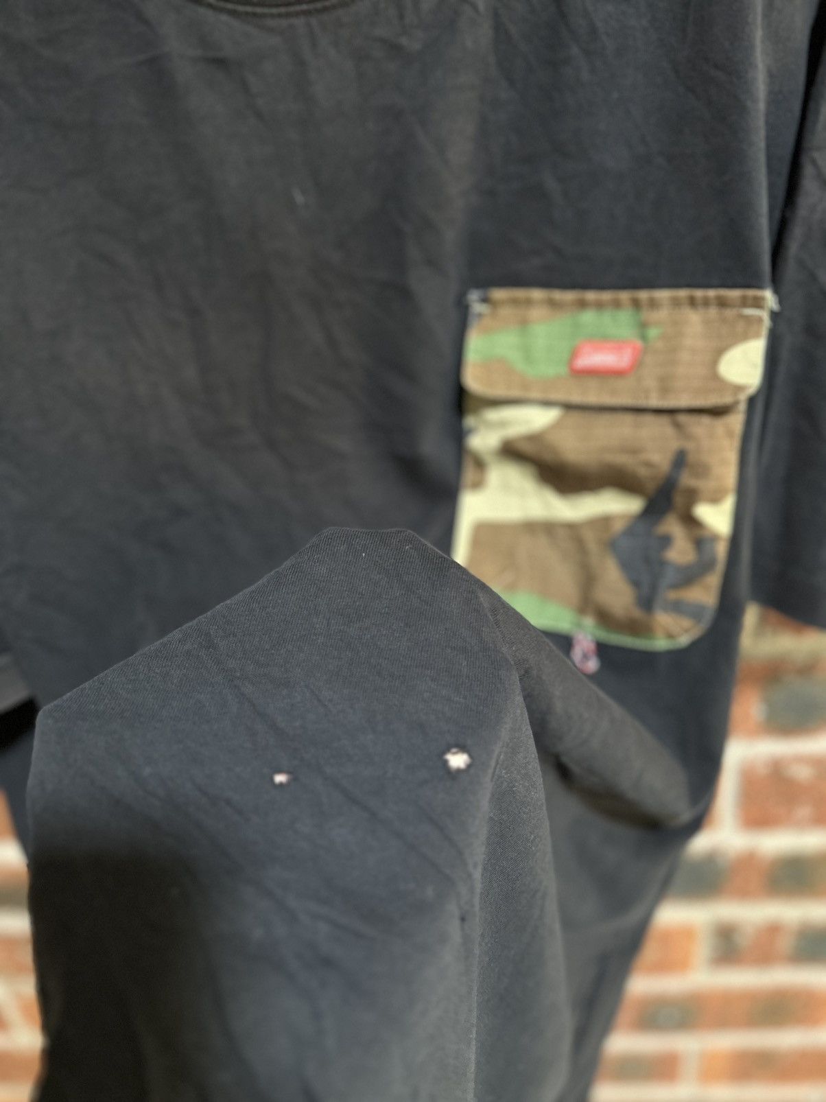 Coleman Thrashed Coleman Pocket Tee Camo Faded Tee Size US XXL / EU 58 / 5 - 7 Thumbnail