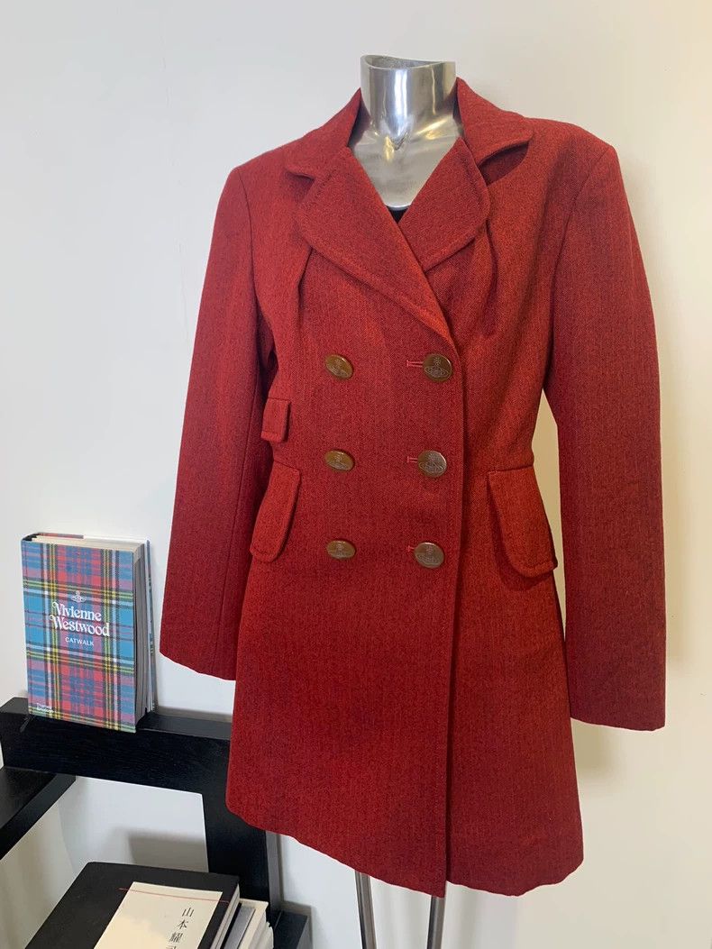 Vivienne Westwood Vivienne Westwood size2 A dark red suit jacket Size M / US 6-8 / IT 42-44 - 3 Thumbnail