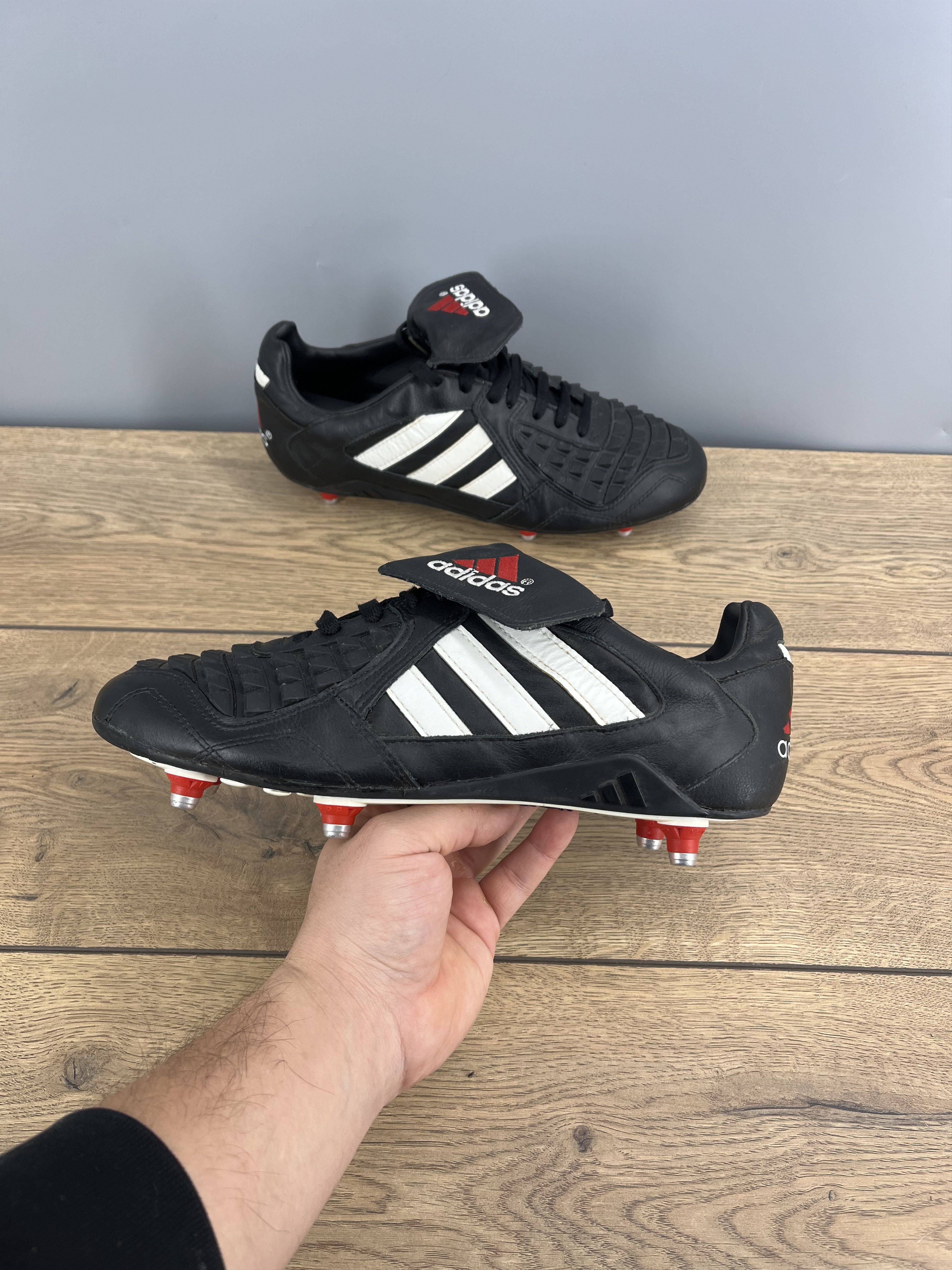 Vintage Adidas Predator 1996 Football Boots SG Metal Studs