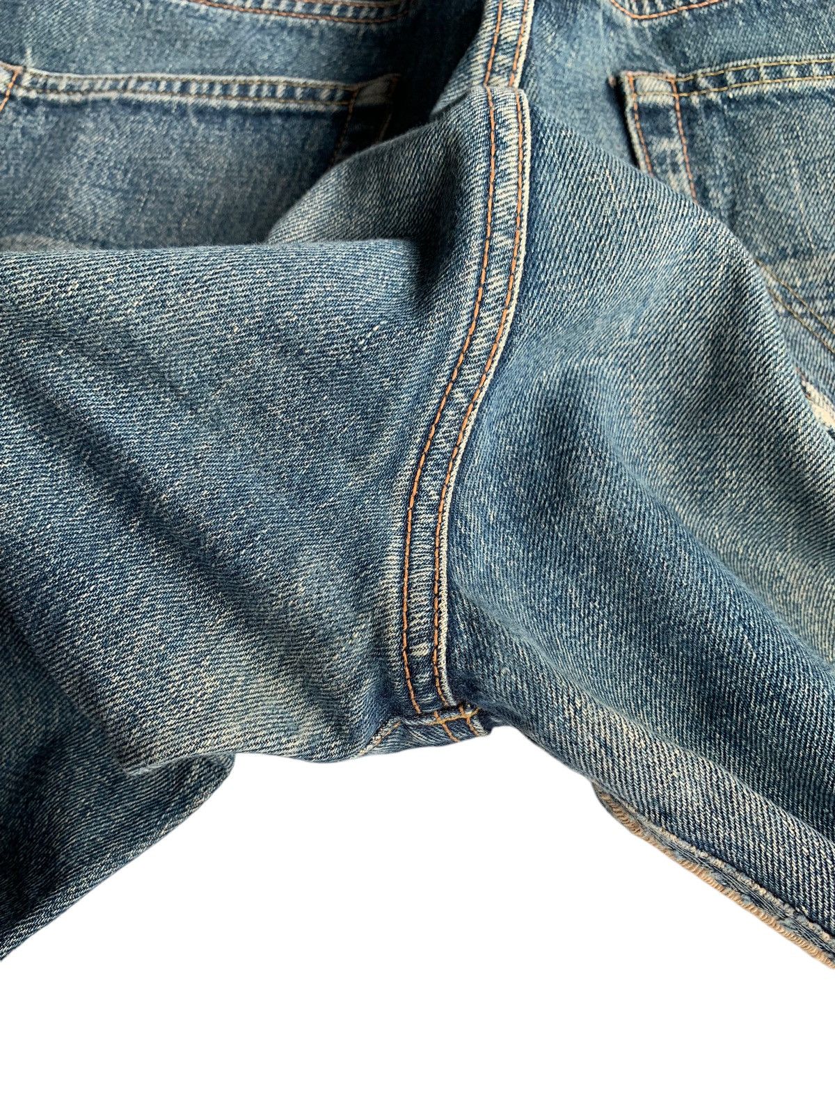 Japanese Brand × Kapital × Vintage Vintage Edwin 505X Mudwash Selvedge Distressed Denim Size US 29 - 14 Thumbnail