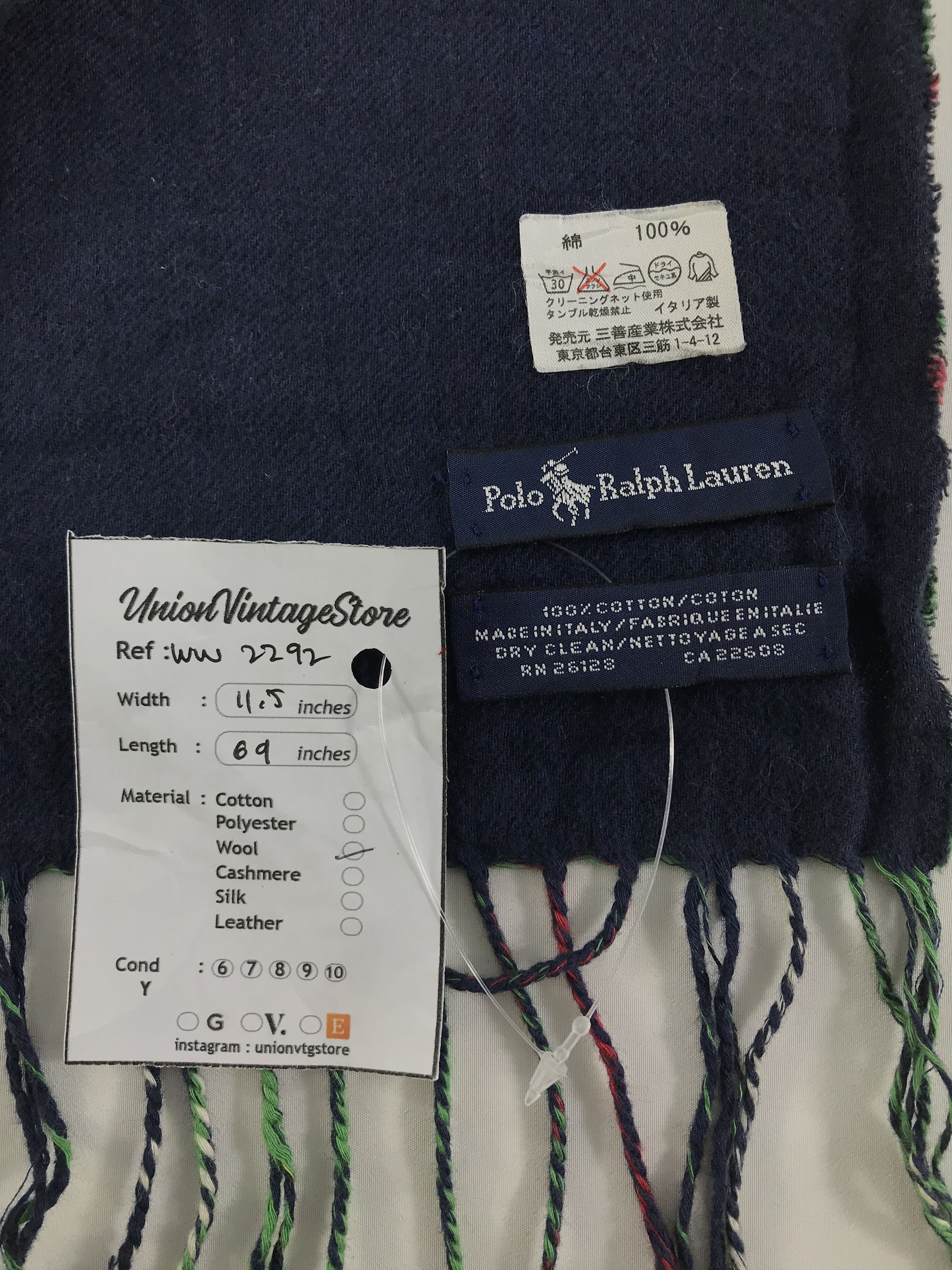 Polo Ralph Lauren Polo Ralph Lauren Scarf / Muffler / Neckwear - WW2292 Size ONE SIZE - 5 Thumbnail