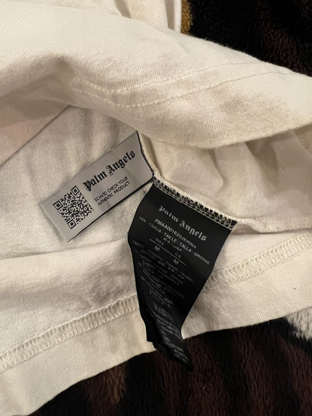 Palm Angels Palm Angels Cream Tee w/ Ice Teddy Bear $450 Retail Size US M / EU 48-50 / 2 - 8 Thumbnail